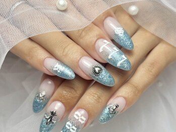 ラメ×グラデーション