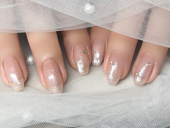 ラメグラデーションネイル