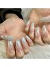 爪をすらっと長く魅せる＊極上のツヤ感グラデーションネイル