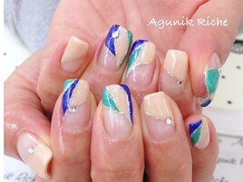 【プッチ柄ネイル】