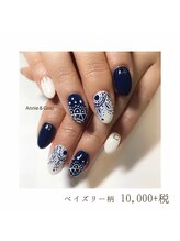 ネイルサロン アニーアンドジーノ(NAIL SALON Annie&Gino)/ペイズリー柄