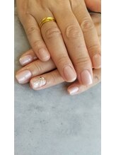 朱花 プルバイシュカ(fle by 朱花)/シンプルネイル