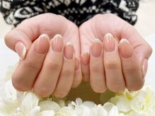 プルミエ ネイル(Premier Nail)/ブライダル☆上品ラメフレンチ