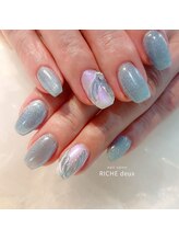 リッシュ ドゥ(RICHE deux)/マグネット×マーメイドネイル