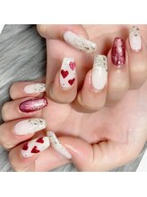 エムズヴィラ(M's Villa.)/20代学生さんに人気ハートネイル
