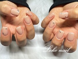 ワンカラーxランダムストーン