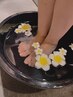 【平日限定！】疲れ予防・足背面アロマケア40分　　足付き¥3980