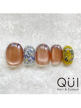 クワイ(Qui)/花　押し花　マグネットネイル