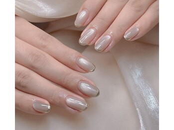クイーンネイル 新宿(Queen nail)/スキニーフレンチ