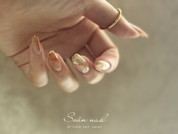 ソアンネイル(Soan nail)/オレンジmoya＊