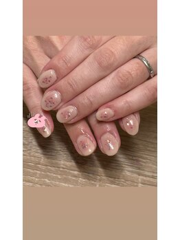 エーナイン イオン一関店/キラキラチークネイル