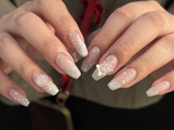 シェリーラメール 渋谷(cherielamer)/ホワイトネイル