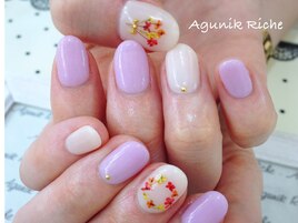 【押し花ネイル】