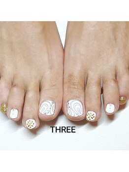 ネイルアンドまつげエクステ専門サロン スリー(THREE)/初回￥6900＋ストーン￥1728