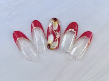 フラワーアートネイル