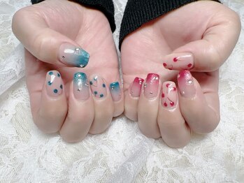 ネイルアンドアイラッシュサロン エスポアール(nail&eyelash salon espoir)の写真/初回オフ込!パラジェルワンカラーorラメグラ¥4500定額ジェル・やり放題【75分¥6400/90分¥7400/120分¥8900】