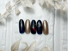 ブリスフルハピネス(Blissful happiness)/定額ネイル（simple）夏ver.