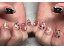 ネイルアンドアイラッシュスタジオ シュシュ(chouchou)/マグ×肉球×手書き犬