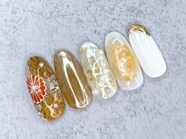 ◆成人式ネイルデザイン◆￥8500