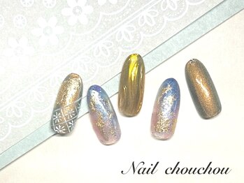 ネイルシュシュ 橋本店(nail chou chou)/和柄ネイル9500円