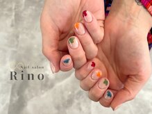 リノ 浦添店(Rino)/長さだし×ステンドグラス×花