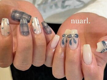 ヌアール(nuarl.)/ちぐはぐトレンドネイル