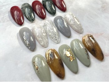 フルーヴ(Fleuve)の写真/【定額コースを常に数パターンご用意】トレンドネイルやネイルデビューにも◎カラーもたくさんご用意!