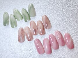 ラテネイル◆ふんわり秋ネイル