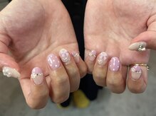 サクノネイル(SAKUNONAIL)/パープルニュアンスネイル