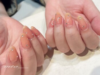 ネイルサロン イントゥ(into_)の写真/春オススメ【定額アート¥6400~】トレンドの美爪上品な指先はinto_が◎普段使い/イベントどちらも映える