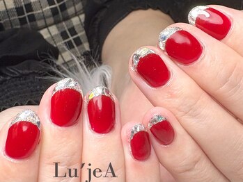 赤×ガラスフレンチ