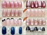 人気No.5★【定額】6,840円コース ─ 人気/定番アートネイル200種♪