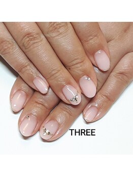 ネイルアンドまつげエクステ専門サロン スリー(THREE)/初回￥5400＋ストーン￥2592