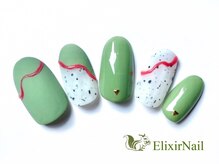 エリクサーネイル 西武新宿(Elixir Nail)/定額a シンプル/クーポン使用