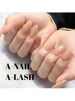 エーネイル エーラッシュ(A-NAIL A-LASH)/定額ネイル【倉敷】