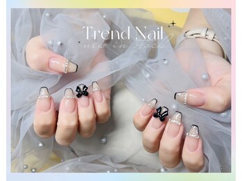 トレンドネイルスタジオ(Trend Nail Studio)/チップ長出し 150分持込デザイン