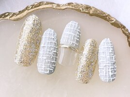 ツイードネイル￥7980