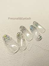プレス ネイルアンドアイラッシュ(PRESS NAIL&EYELASH)/【ハンド】定額※オフ込￥8800