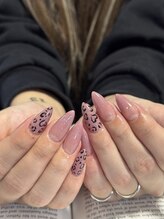 フラル(FULARU)/ピンクヒョウ柄