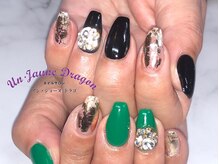 アン ジョーヌドラゴ/【自爪ネイル】アシメカラー