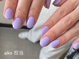 パステルワンカラーネイル