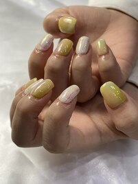 カラフルチェックネイル