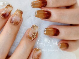 アシメ☆ニュアンスネイル