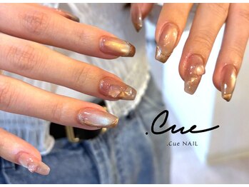 キュー(.Cue)の写真/大人気のニュアンスネイル*自分色にかがやくお洒落な指先*ライフスタイルに合わせたデザインをご提供◎