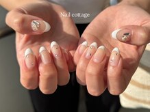 ネイルコテージ 新宿南口店(Nail cottage)/フレンチネイル￥7700