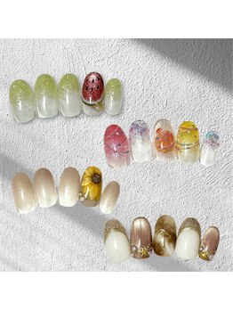 ホカネイルズ(HoKAnails)の写真/【定額クーポン】大人女性の美にこだわる女性専用サロン◎熟練の技×選べるデザインで理想の指先を♪