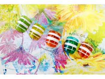 ビューティーアンドライフ オリビア(Beauty&Life Olivia)/ボーダーネイル