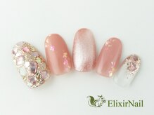 エリクサーネイル 西武新宿(Elixir Nail)/定額a シンプル/クーポン使用