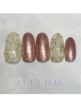 アルティノ ネイル ガーデン(altino nail garden)/キラキラハートデザイン
