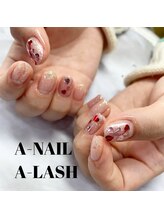 エーネイル エーラッシュ(A-NAIL A-LASH)/定額ネイル【倉敷】